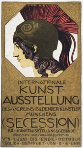 Secessionistisen taiteen näyttelyn juliste, 1893